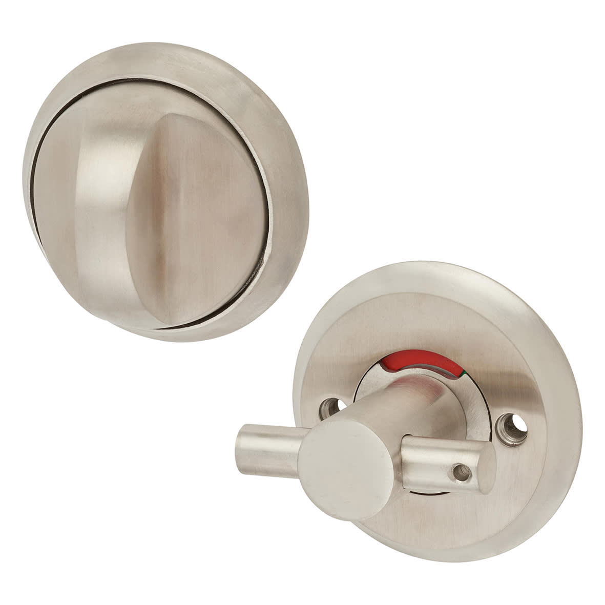 Anti-Ligature Bathroom Turn & Release with Emergency Release Key - 62mm Diameter - SSS