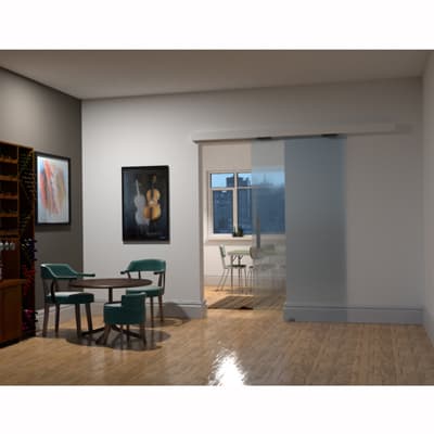 Softslide 90 Sliding Glass Door Pelmet - 2000mm Length - 90kg Max Door Weight