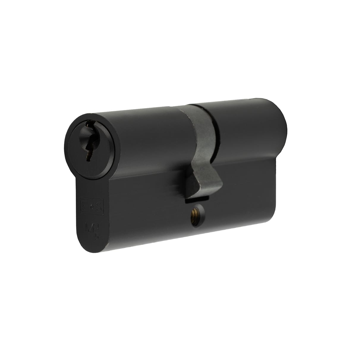 5 Pin 70mm Euro Double Cylinder - 35 + 35mm - Matt Black - Keyed to Differ