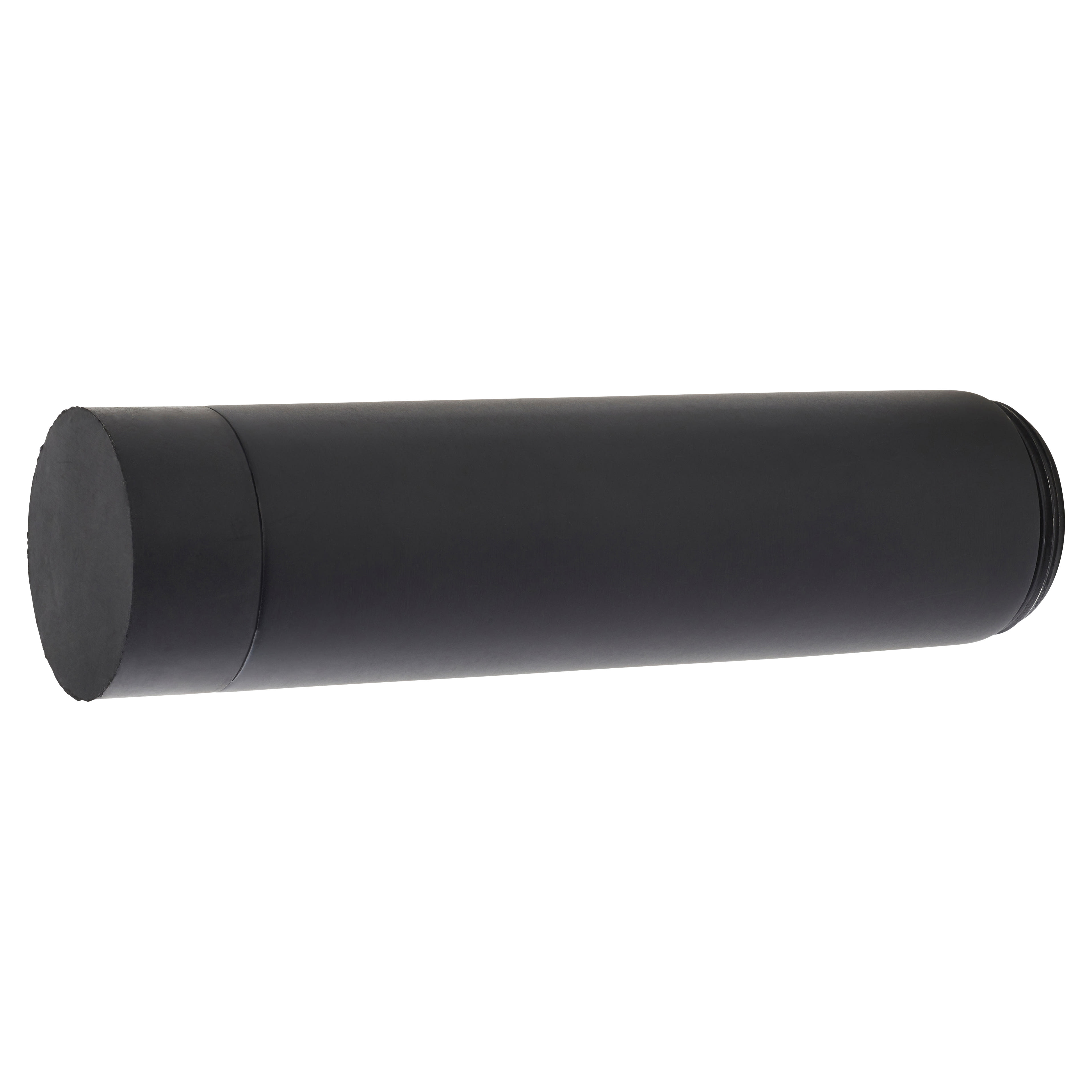 Cylinder Pattern Projection Door Stop - 70mm Projection - Matt Black