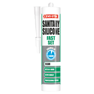 Fast Set Sanitary Silicone Sealant - 310ml - Clear