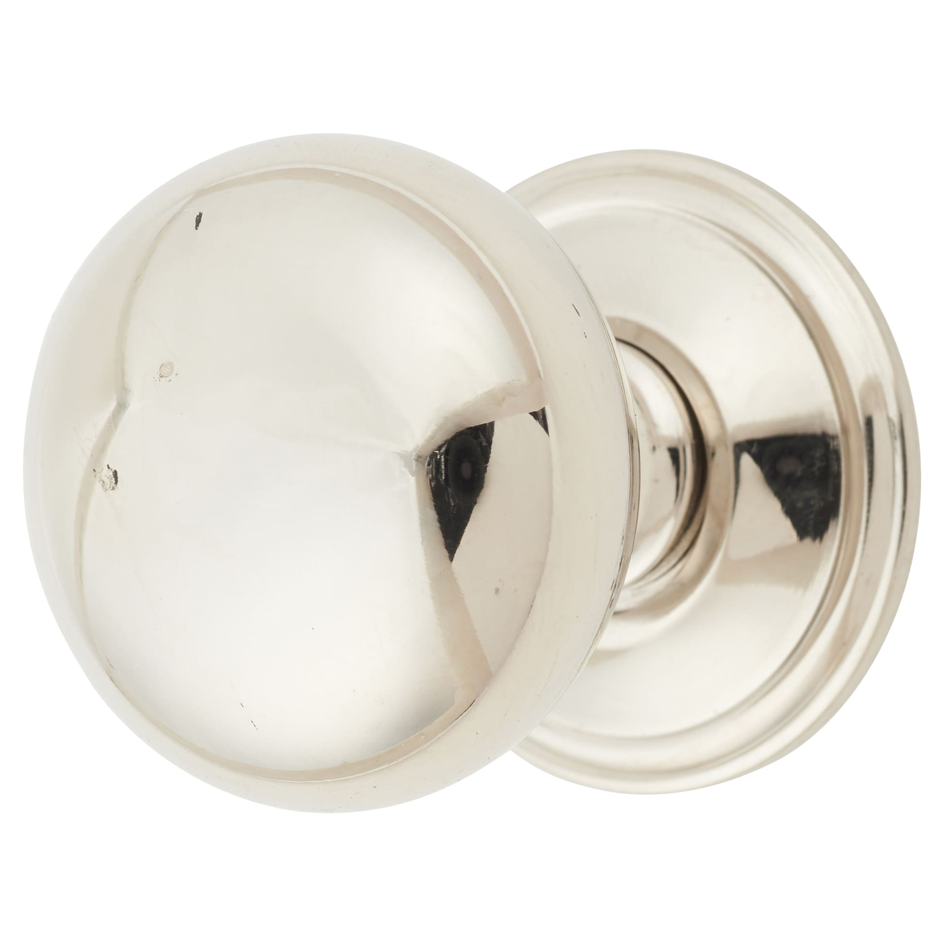 Mushroom Round Cabinet Knob - 32mm Diameter - Polished Nickel