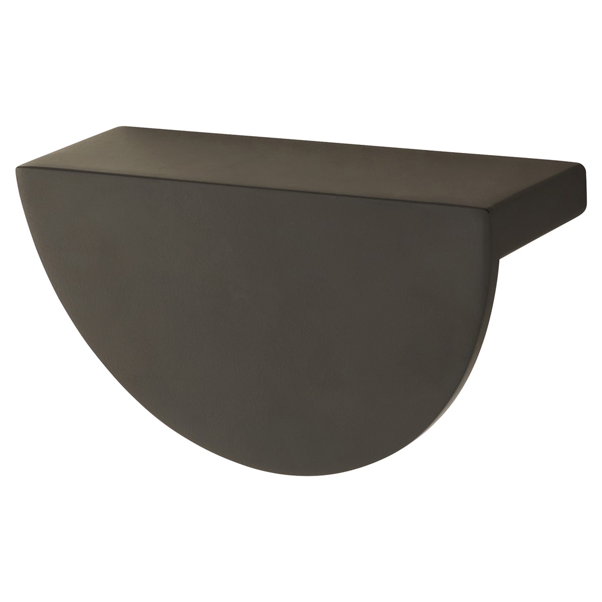Otley Cabinet Finger Pull Handle - 64mm Centres - Matt Black