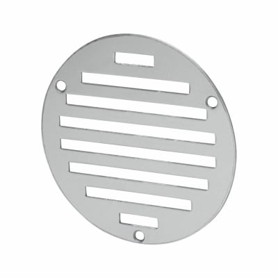 Circular Slotted Vent - 102 x 102mm - 1125mm² Free Air Flow - Satin Aluminium