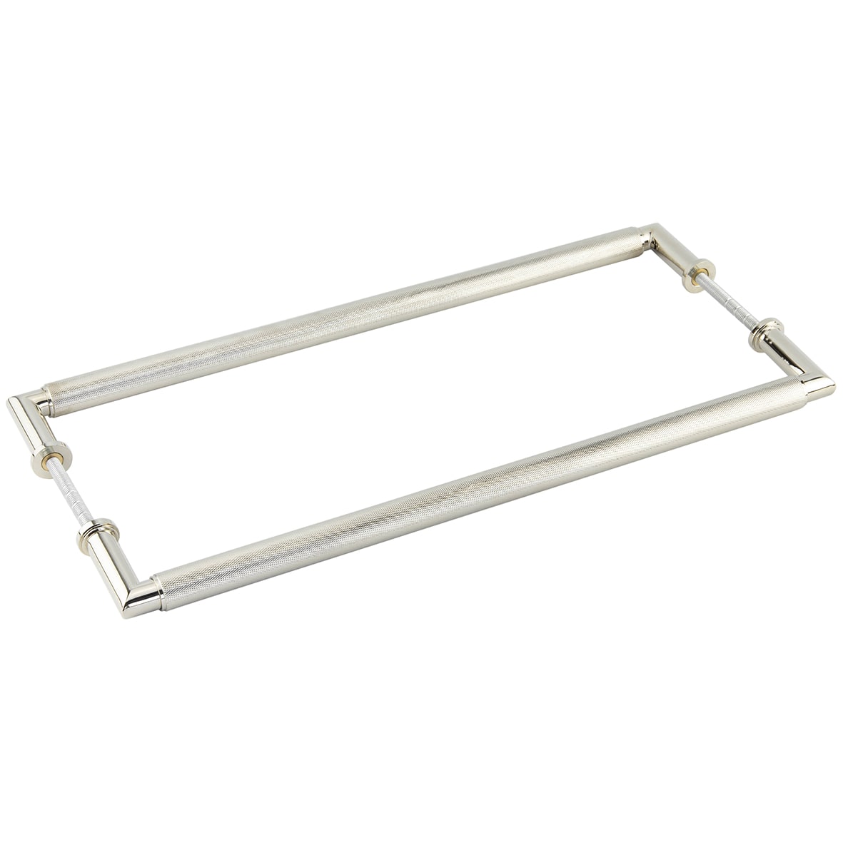 Polished Nickel 20mm D-Bar Door Pull Handle - B2B - 425mm c/c - Piccadilly Range