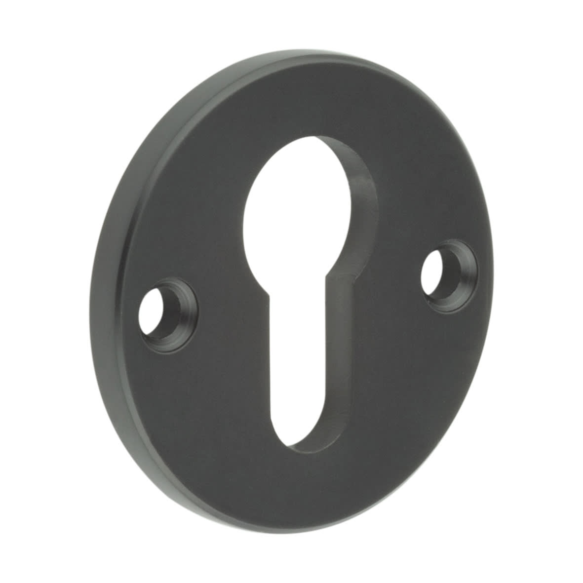 Face Fix Security Escutcheon - 52mm Diameter - Euro - Black