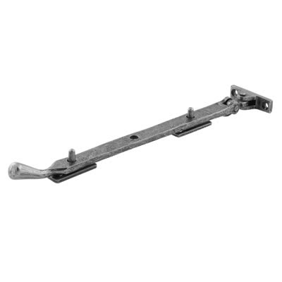 Pear Drop Casement Window Stay - 12"/305mm Length - Pewter