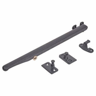 Craftsman Locking Bar Casement Window Stay - 11"/280mm Length - Black