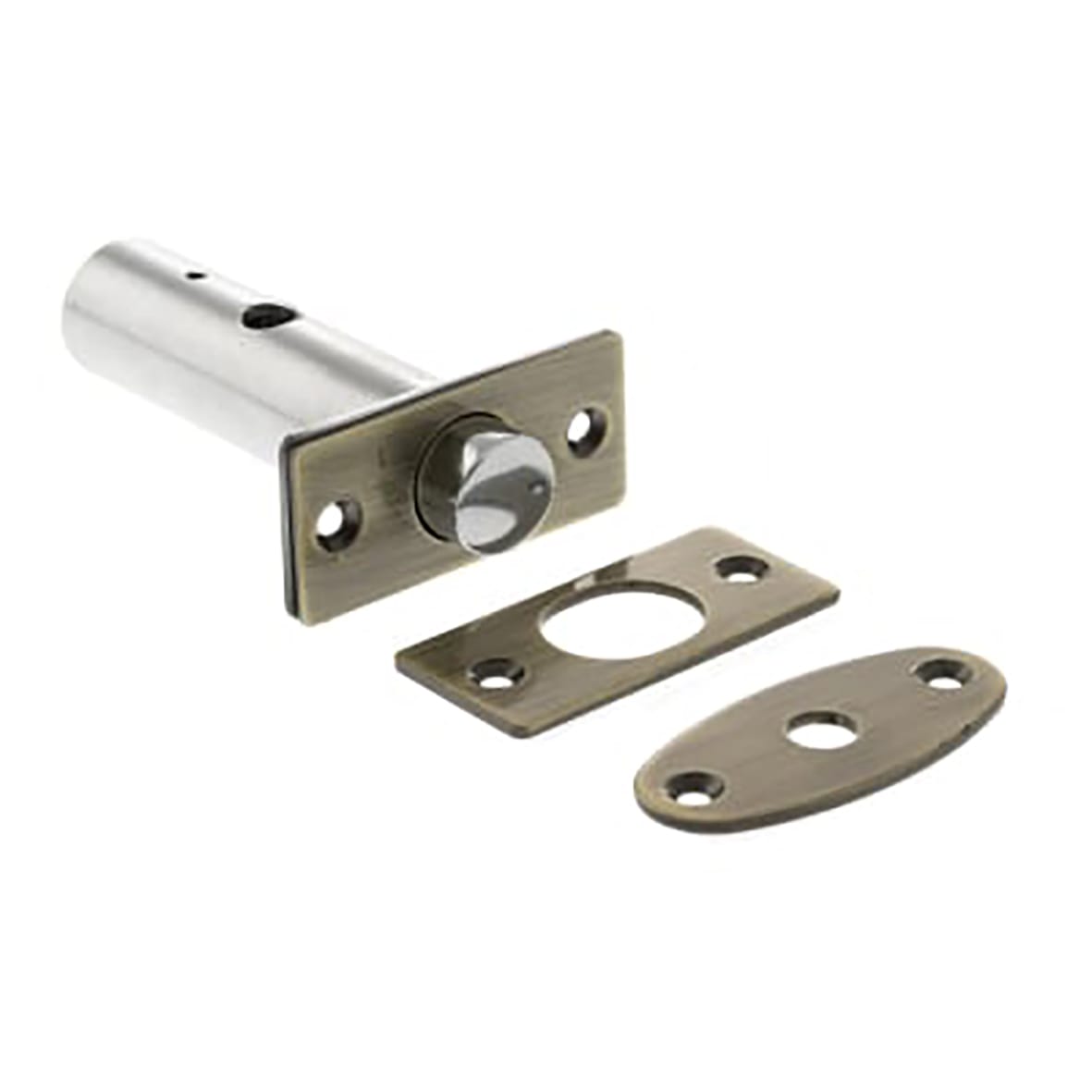 Door Rack Bolt - 31mm Backset - Antique Brass 080766P