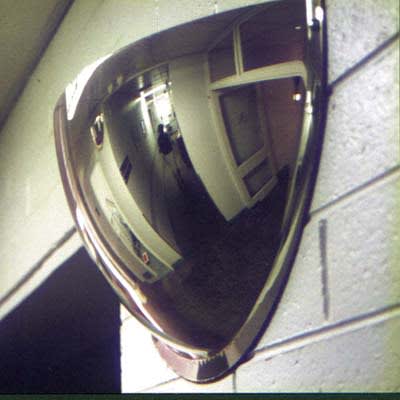 Hemisphere Half Dome Interior Acrylic Convex Mirror - 600mm Diameter