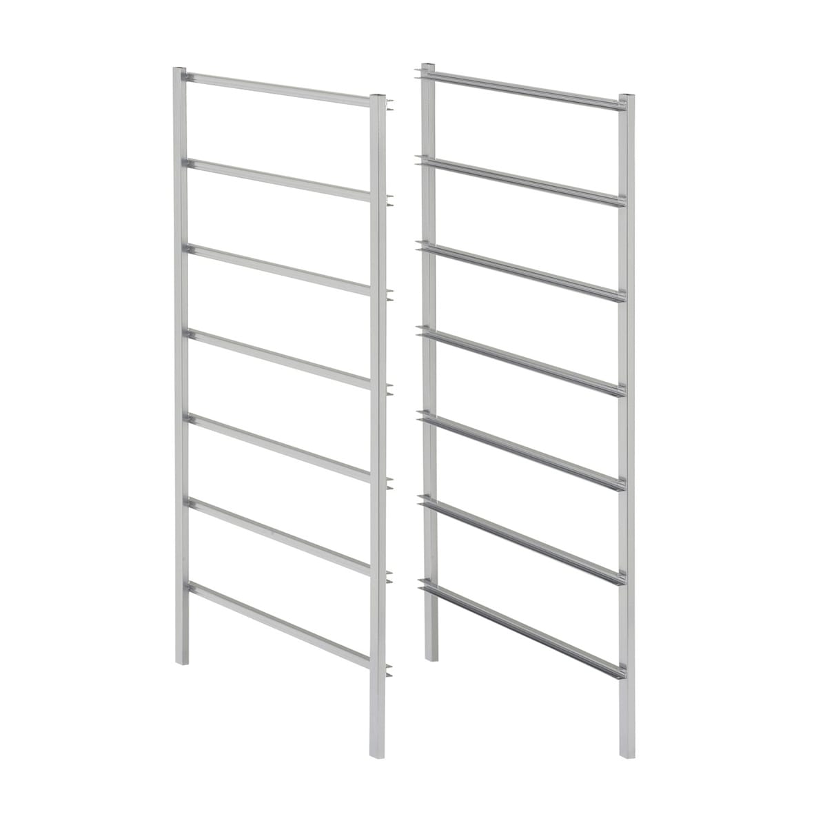 Drawer Basket Tower - 7 Frame Sides - 435 x 740mm - Platinum - Pair