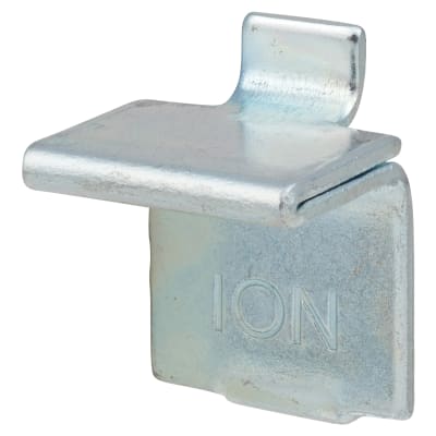 Heavy Duty Flat Bookcase Clip - Bright Zinc Plated - Pack of 10