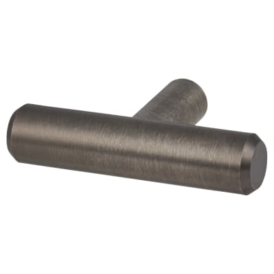 12mm T-Bar Cabinet Knob - 50 x 32mm - Brushed Pewter Effect