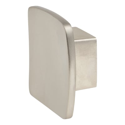 FingerTip Design Concave Square Cabinet Knob - 44 x 44mm - Satin Nickel