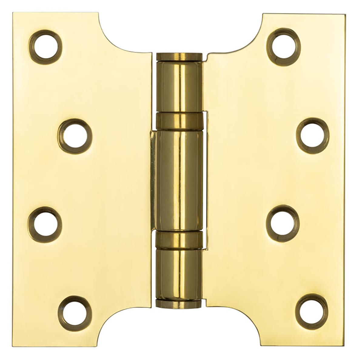 Parliament Hinge - 102 x 102 x 3mm - Polished Brass - Pair