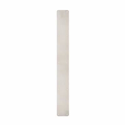 Stainless Steel Plain Finger Plate - 1000 x 100 x 1.5mm - Satin