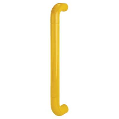 Golden Yellow Nylon D-Bar Door Pull Handle - Bolt Fix - 425mm c/c