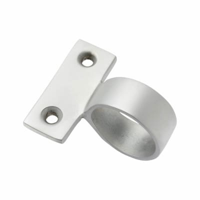 Centre Mounting Sash Window Ring Lift - 30mm Diameter - Satin Chrome