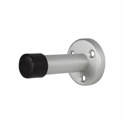 Projection Door Stop - 85mm Projection - Satin Aluminium