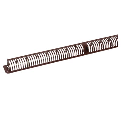 Trimvent XHD16 uPVC/Timber Window Vent - Grille - 352 x 16mm - Brown