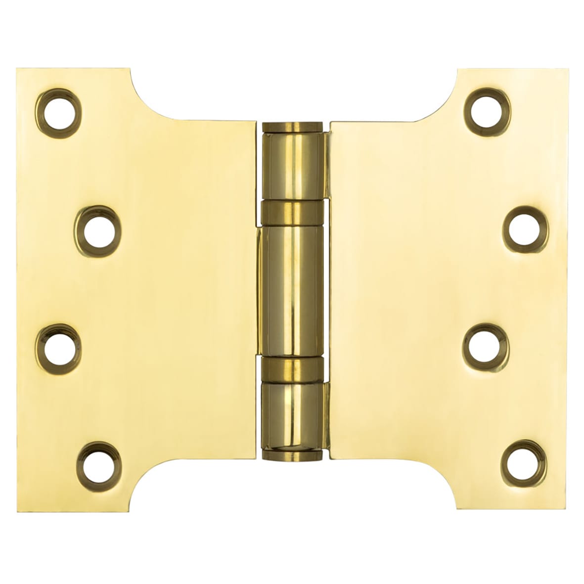 Parliament Hinge - 102 x 127 x 3mm - Polished Brass - Pair