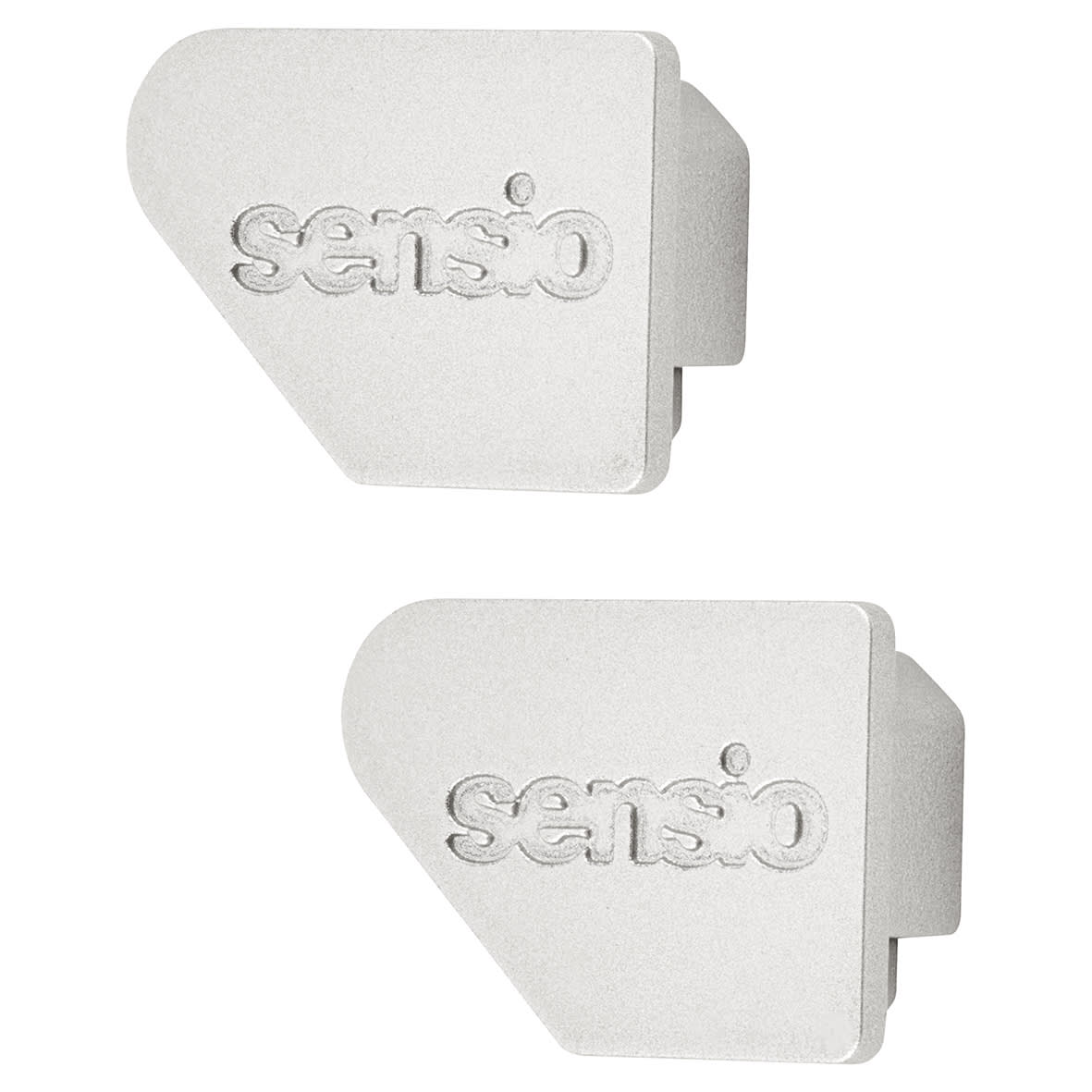 Contour End Cap Set - Silver