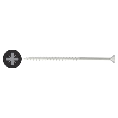 R2 Retinox Pozi Countersunk Wood Screws - 5.0 x 100mm - A2 Stainless Steel - Pack of 200