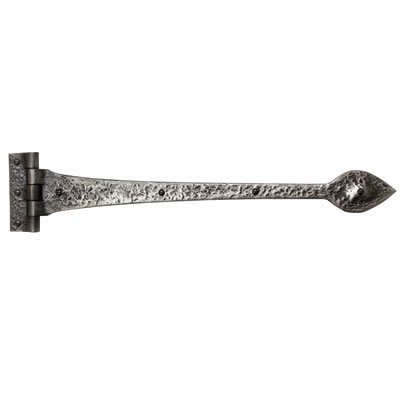 Tudor Door Tee Hinge - 304mm Length - Antique Pewter