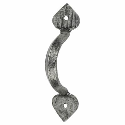 Gothic D-Bar Cabinet Pull Handle - 71mm Centres - Pewter