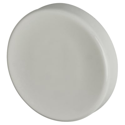 Nylon Blank Escutcheon - 52mm Diameter - Diamond White - Pair