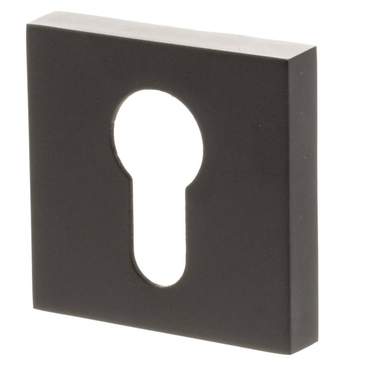 Status Square Escutcheon - 51 x 51mm - Euro - Urban Dark Bronze - Pair