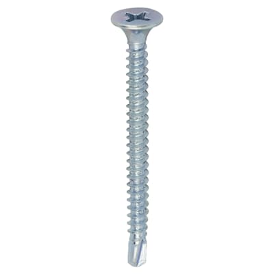 Self Drilling Fine Thread Drywall Screws - 3.5 x 42mm - Zinc - Pack of 1000