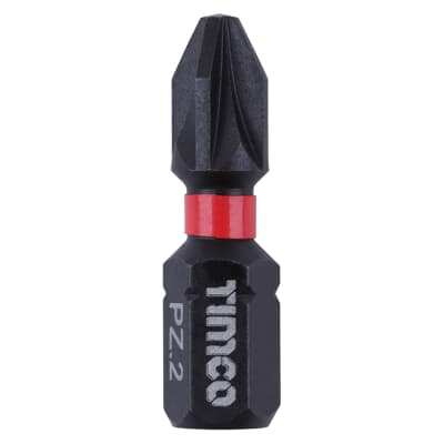X6 Impact Driver Bits - Pozi - - 25mm Length - Pack of 10
