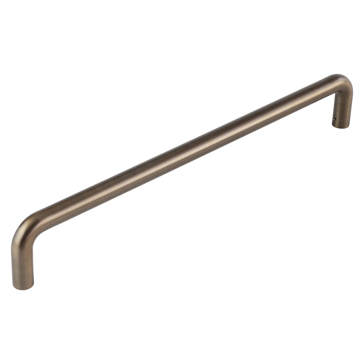 Antique Brass 19mm D-Bar Door Pull Handle - Bolt Fix - 425mm c/c