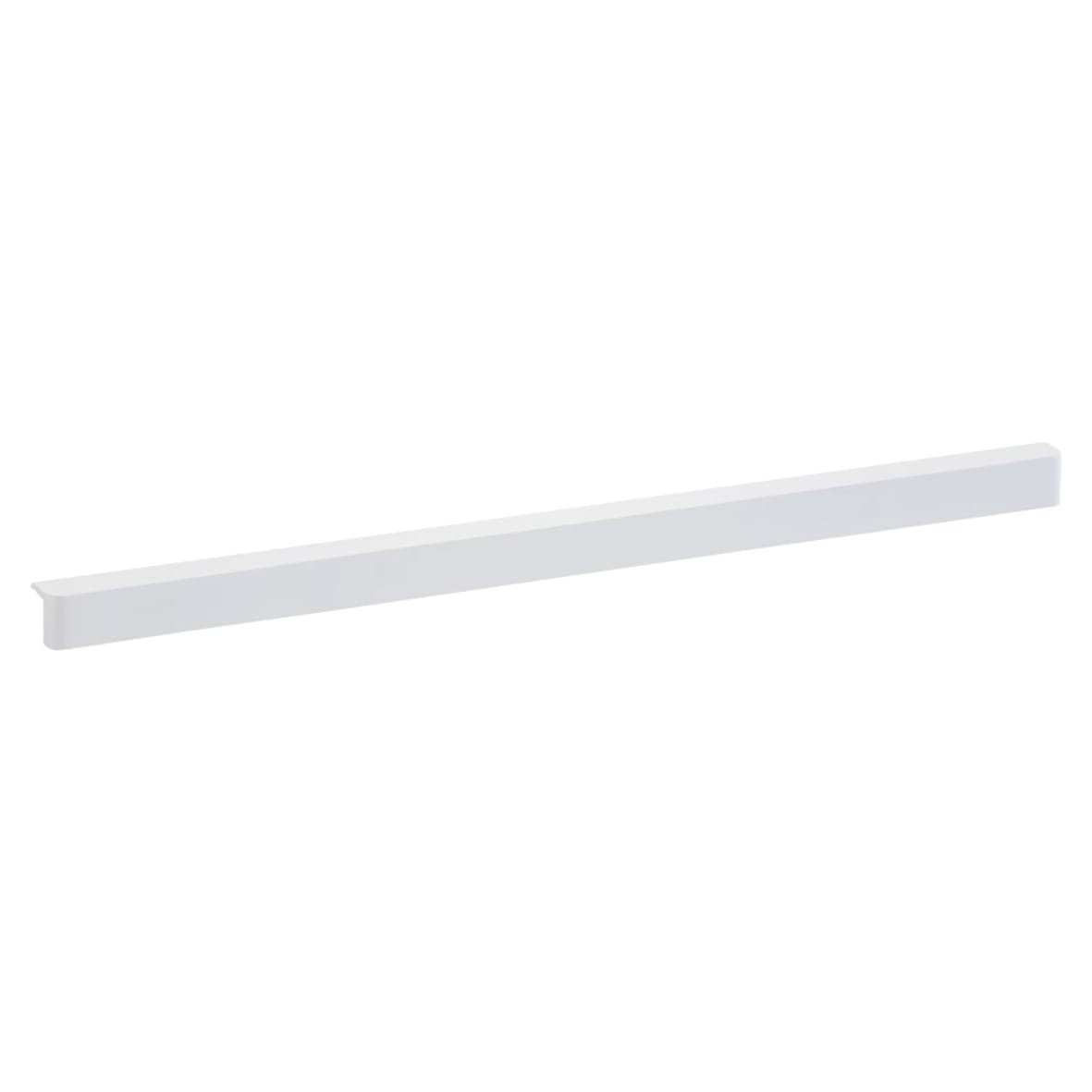Top Track System - Décor Shelf Fascia - 647 x 38 x 38mm - White
