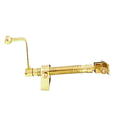 Telescopic Skylight ScrewJack Opener with Handle - 276mm Length - 315mm Throw - Pol Brass