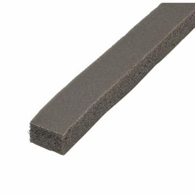 Rubber Foam Weatherstrip - 3500mm Length - Black