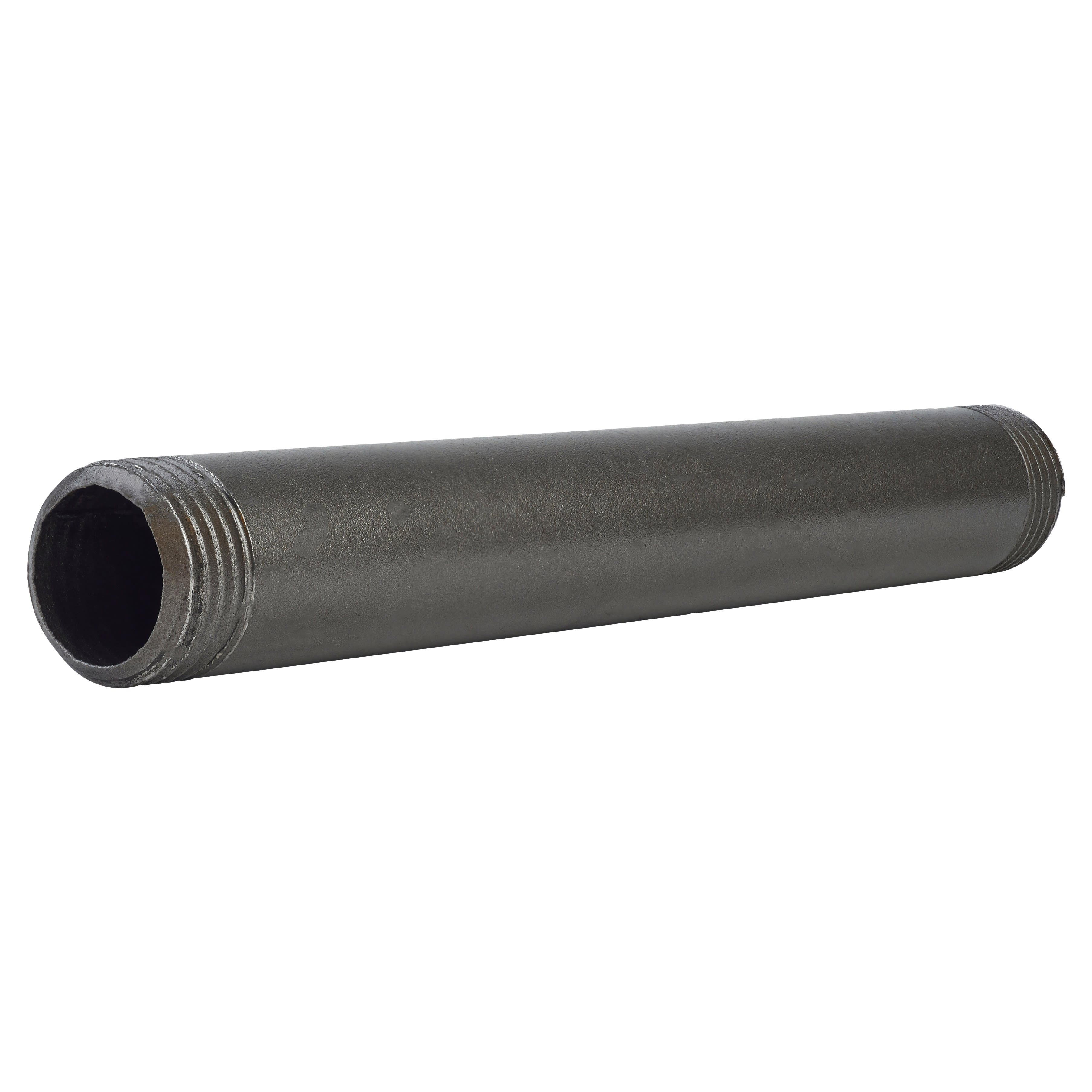 1/2" Pipe Shelving Iron Threaded Pipe - 6"/150mm Length - Grey