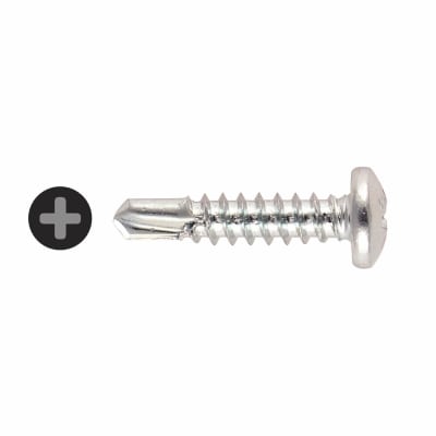 Phillips Pan Head Self-Drilling Screws - 4.2 x 19mm - Pack of 1000