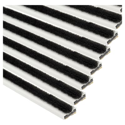 Fire & Smoke Intumescent Strip - - 15 x 4 x 2100mm with Brush - White - Pack of 10