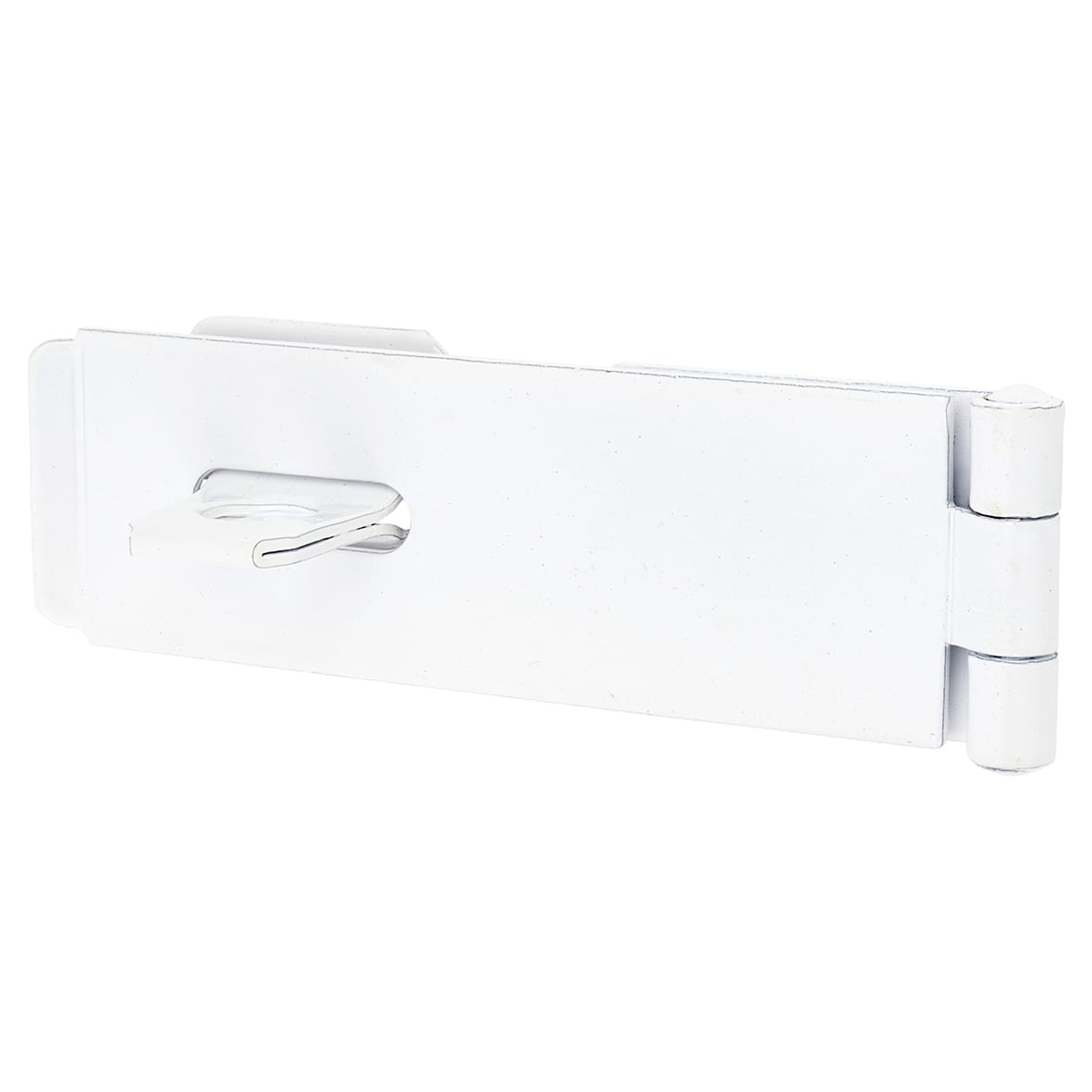 Light Duty Safety Hasp & Staple - 114 x 38mm - White