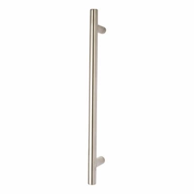 Satin Stainless Steel 19mm T-Bar Door Pull Handle - Bolt Fix - 305mm Centres