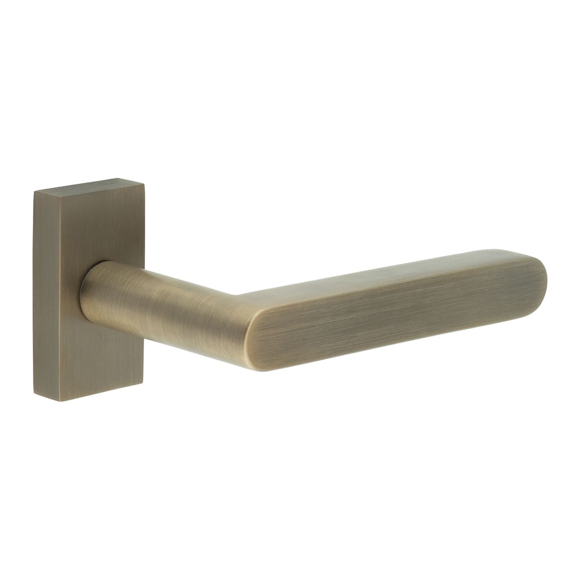 Antique Brass uPVC Multipoint Door Handles on Rectangular Rose - CR-101 Range