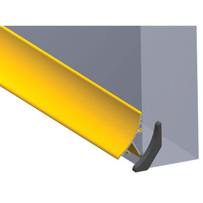 ICD Rain Deflector - 914mm Length - Inward/Outward Opening Doors - White