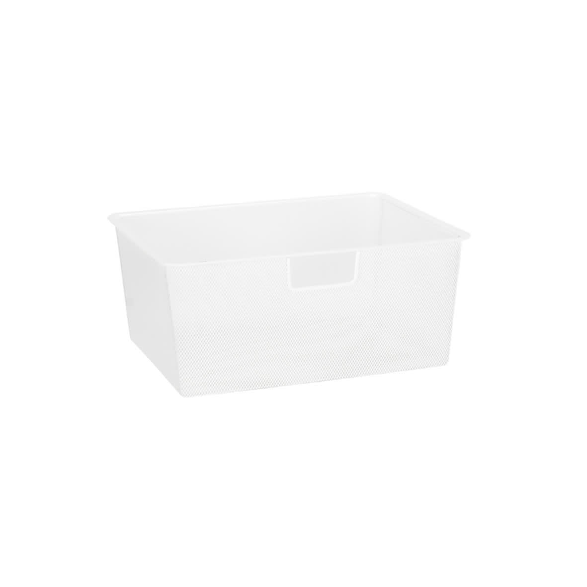 Top Track System - Click In Medium Mesh Basket for Gliding Frame - 427 x 327 x 185mm - White