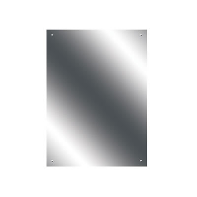 Pre Drilled Mirror - Rectangle - 500 x 700mm - Ultrabright Finish