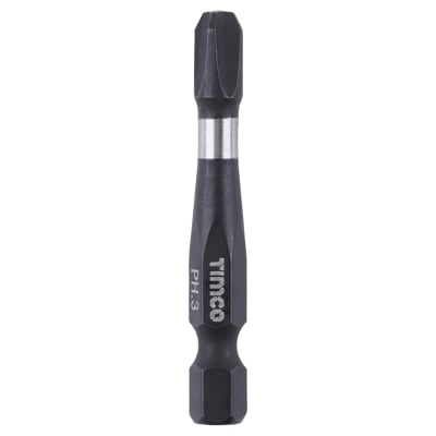 X6 Impact Driver Bits - Phillips - - 50mm Length - Pack of 5