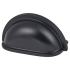 Walton Cabinet Cup Handle - 76mm Centres - Matt Black 992511P