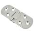 Counter Flap Cabinet Hinge - 80 x 30 x 2.5mm - Satin Chrome - Pair 061331P