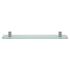 Sutton Glass Shelf - 500 x 115mm - Polished Chrome 102731P